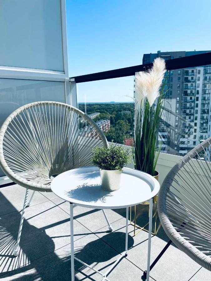 Apartament Z Widokiem Na Morze กดัญสก์ ภายนอก รูปภาพ
