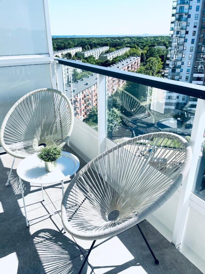 Apartament Z Widokiem Na Morze กดัญสก์ ภายนอก รูปภาพ